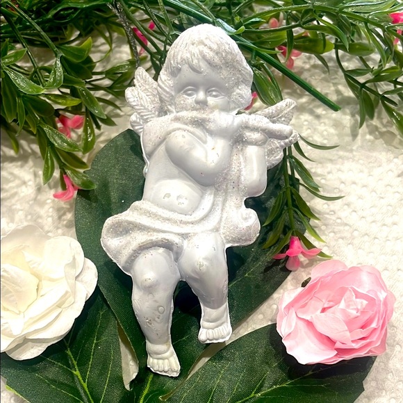 Sparkling White Angel Christmas Ornament - Picture 1 of 10